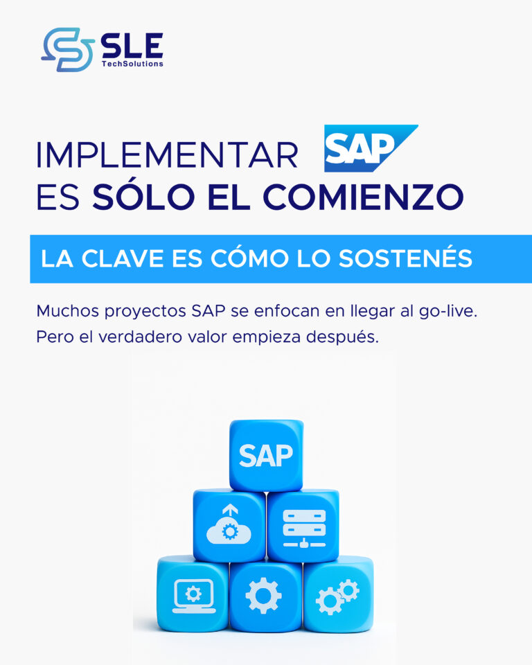 IMPLEMENTAR SAP ES SÓLO EL COMIENZO